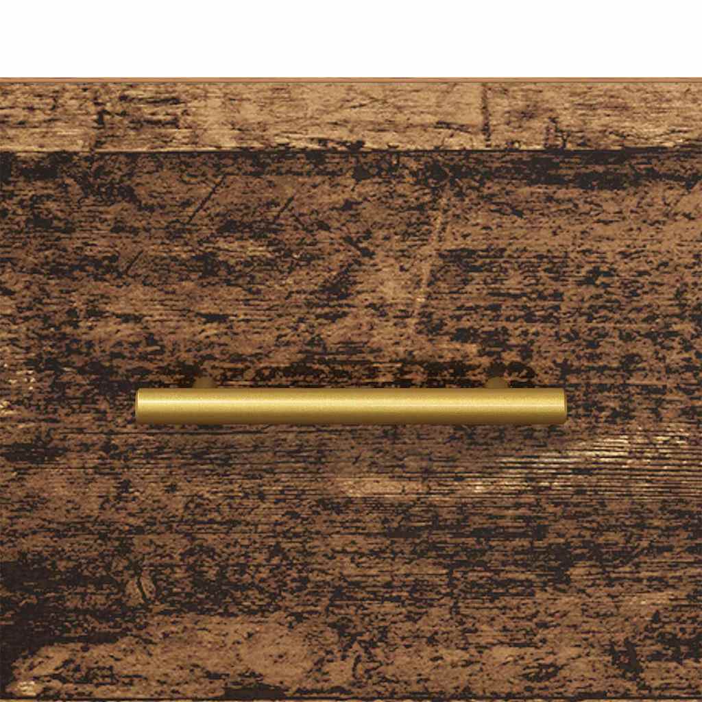 vidaXL Stolik nocny z szufladą 2 pcs Stare drewno 40 x 35 x 47,5 cm
