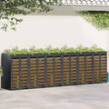 vidaXL Przechowalnia na 3 kosze na odpady 340 x 77.5 x 115.5 cm Stal