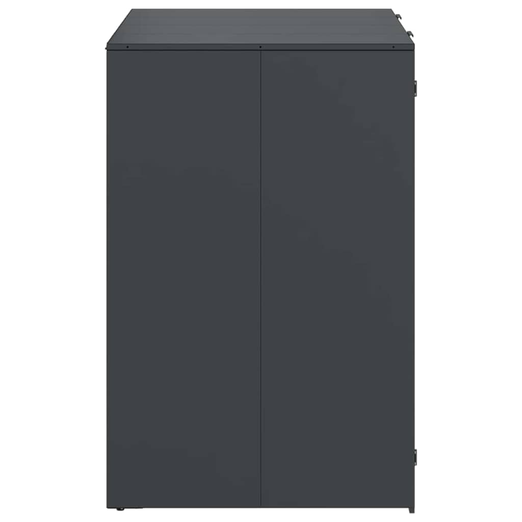 vidaXL Przechowalnia na 3 kosze na odpady 340 x 77.5 x 115.5 cm Stal