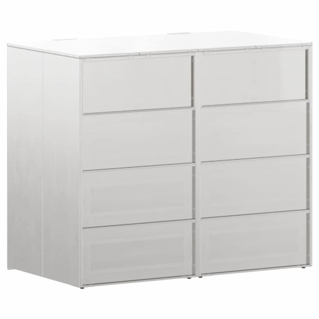 vidaXL Przechowalnia na 3 kosze na odpady 340 x 77.5 x 115.5 cm