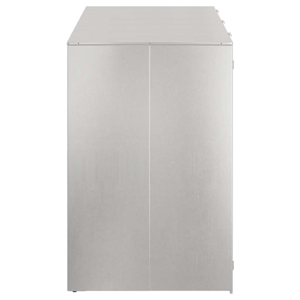 vidaXL Przechowalnia na 3 kosze na odpady 340 x 77.5 x 115.5 cm