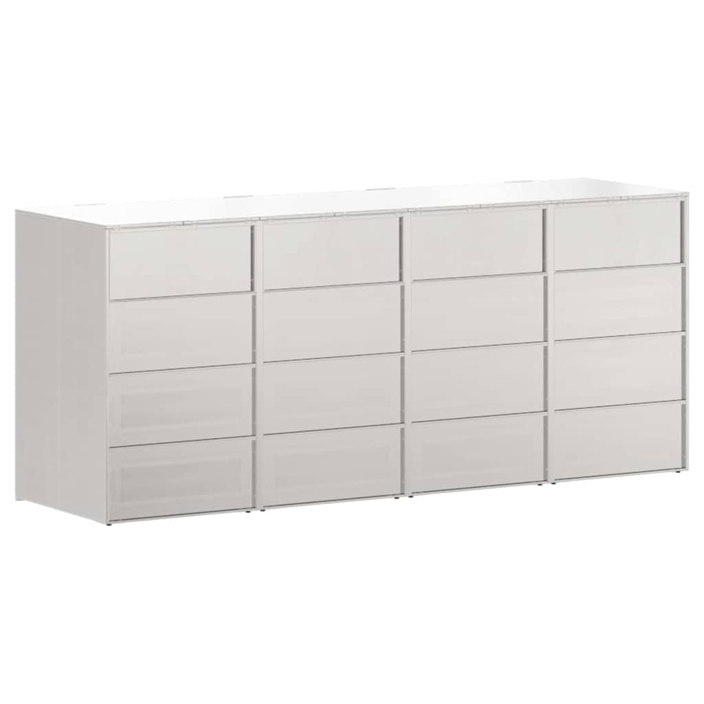 vidaXL Przechowalnia na 3 kosze na odpady 340 x 77.5 x 115.5 cm