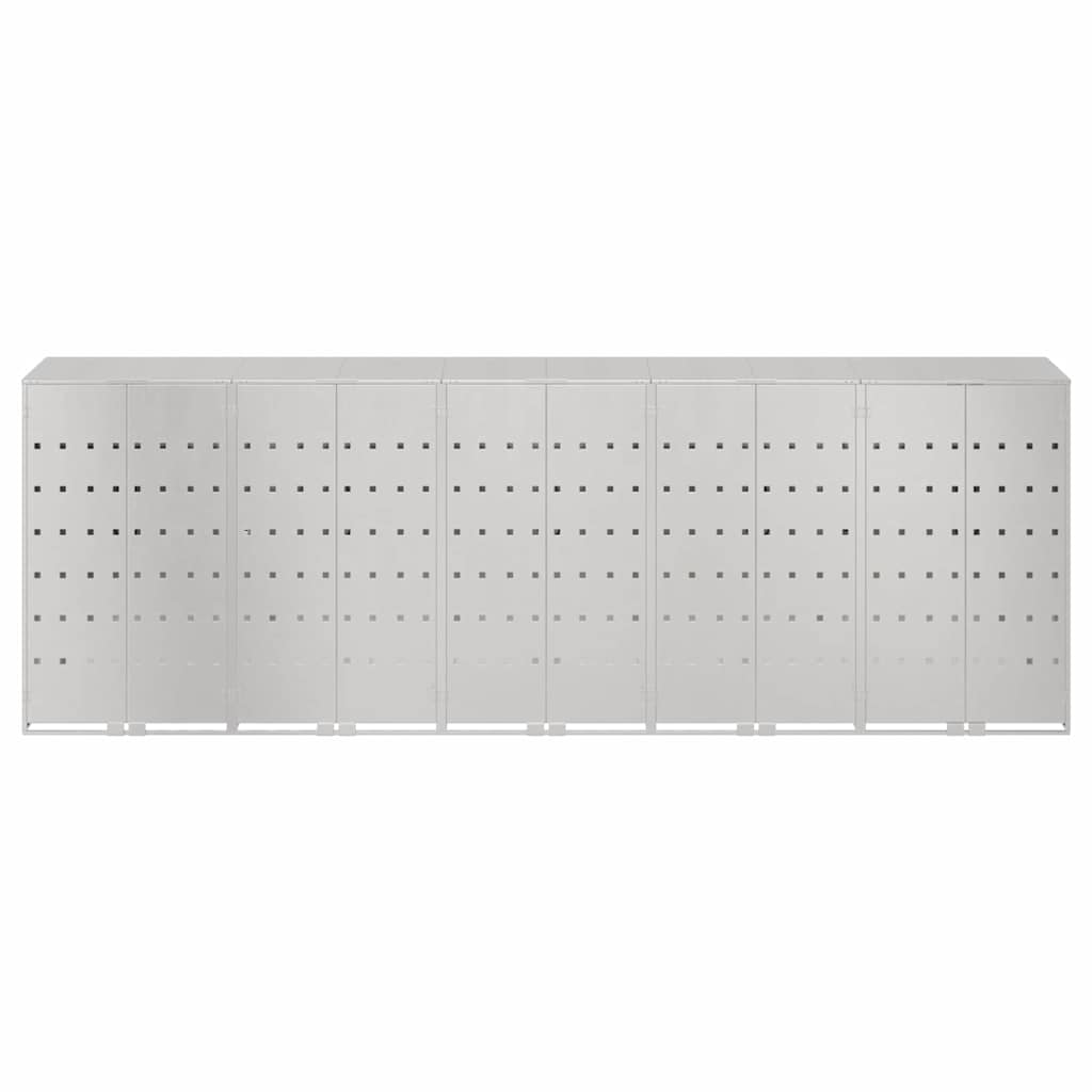 vidaXL Przechowalnia na 3 kosze na odpady 340 x 77.5 x 115.5 cm