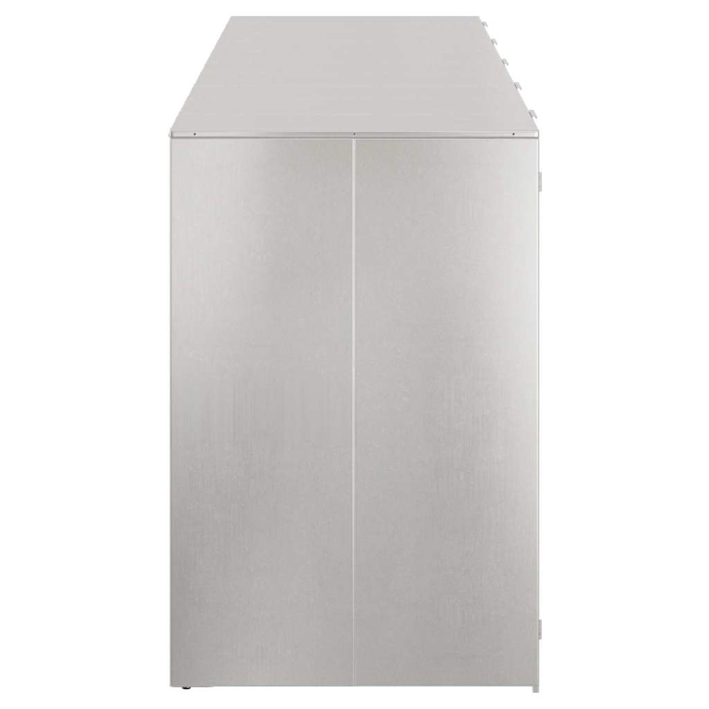 vidaXL Przechowalnia na 3 kosze na odpady 340 x 77.5 x 115.5 cm