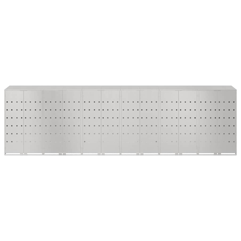 vidaXL Przechowalnia na 3 kosze na odpady 340 x 77.5 x 115.5 cm
