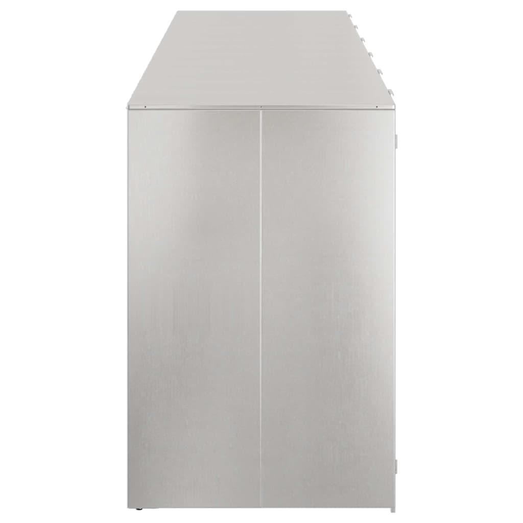 vidaXL Przechowalnia na 3 kosze na odpady 340 x 77.5 x 115.5 cm