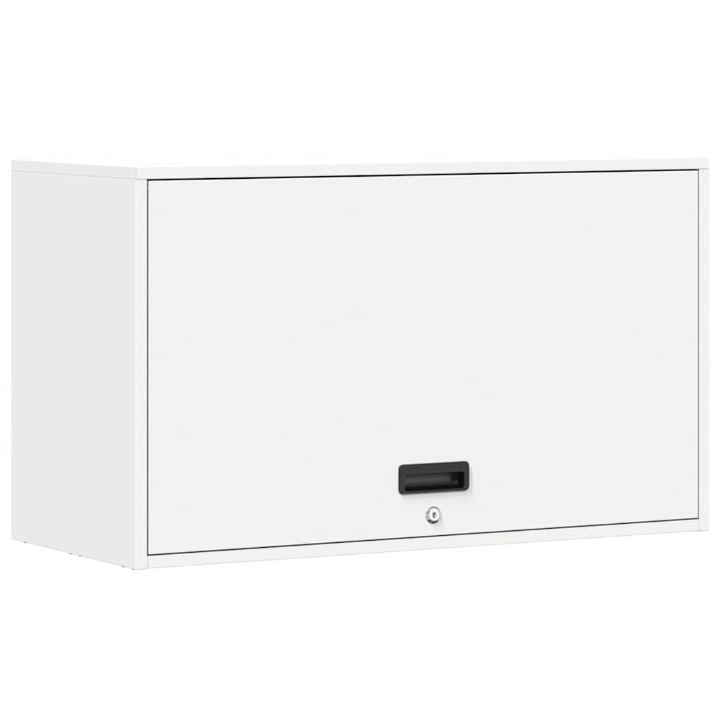 vidaXL Szafka ścienna do garażu Biały 90 x 40 x 53 cm