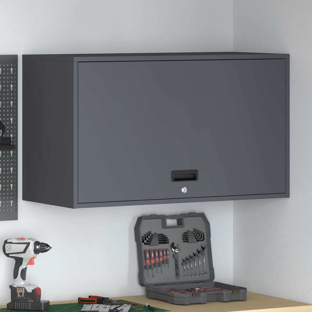 vidaXL Szafka ścienna do garażu Antracyt 90 x 40 x 53 cm