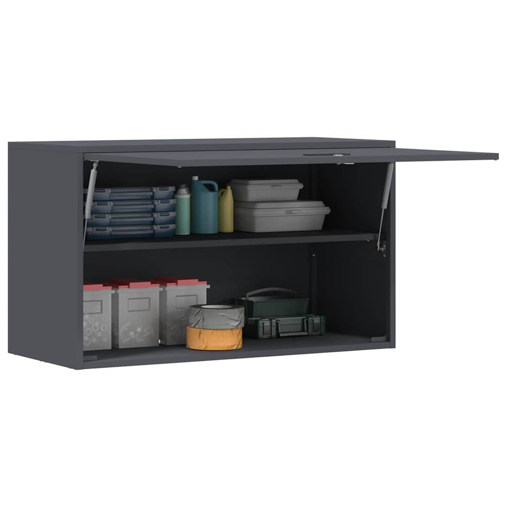vidaXL Szafka ścienna do garażu Antracyt 90 x 40 x 53 cm