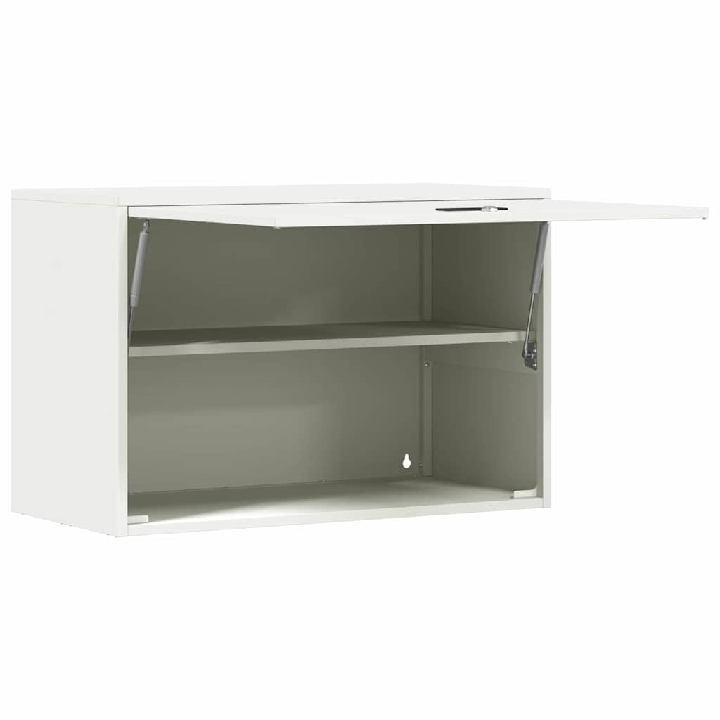 vidaXL Szafka ścienna do garażu Biały 80 x 40 x 53 cm