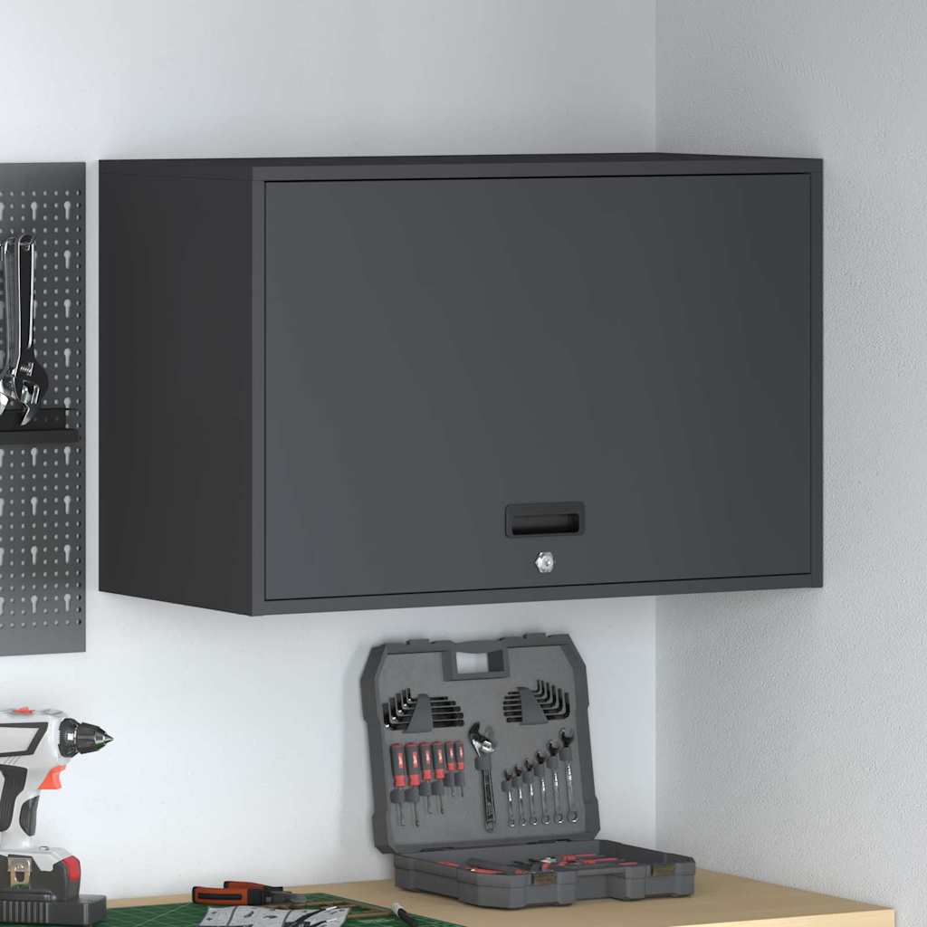vidaXL Szafka ścienna do garażu Antracyt 80 x 40 x 53 cm