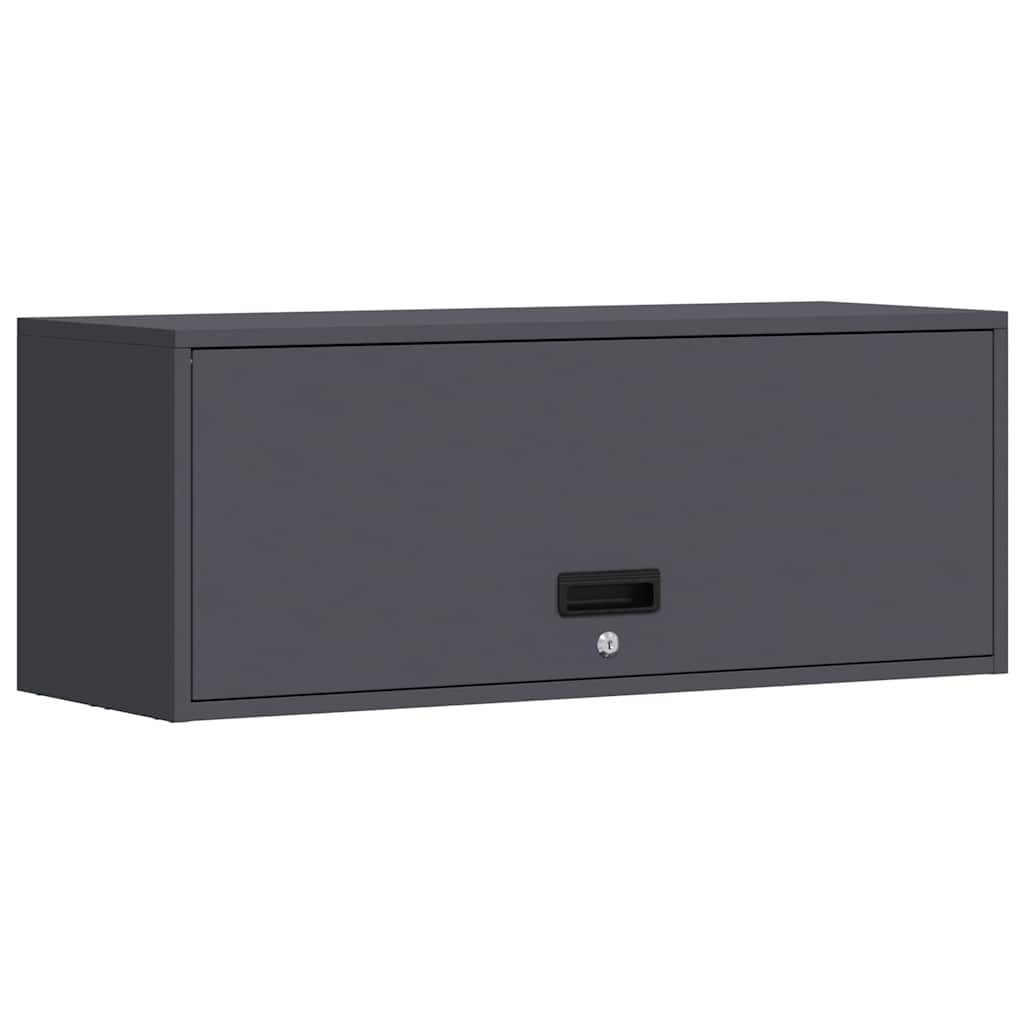 vidaXL Szafka ścienna do garażu Antracyt 90 x 33 x 35 cm