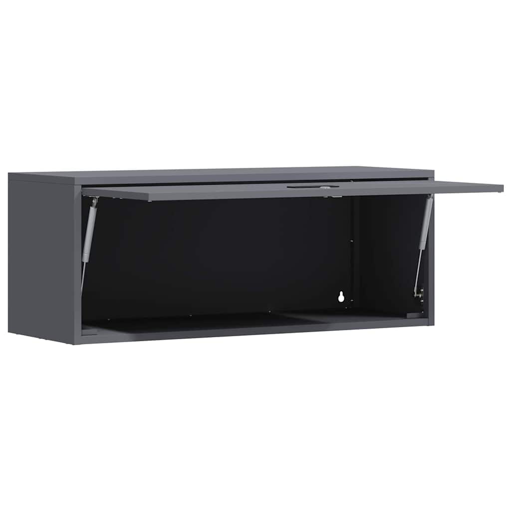 vidaXL Szafka ścienna do garażu Antracyt 90 x 33 x 35 cm