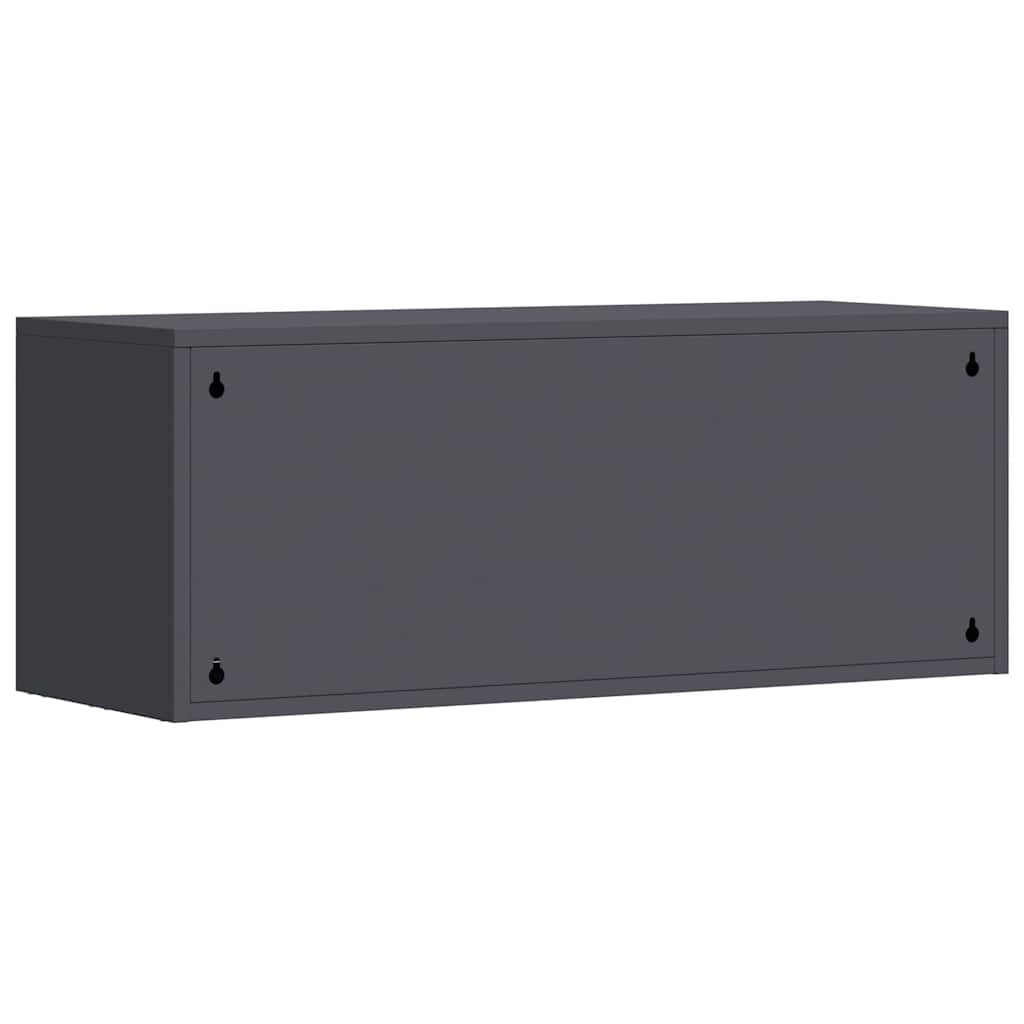 vidaXL Szafka ścienna do garażu Antracyt 90 x 33 x 35 cm