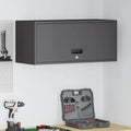 vidaXL Szafka ścienna do garażu Czarny 80 x 33 x 35 cm