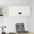vidaXL Szafka ścienna do garażu Biały 80 x 33 x 35 cm
