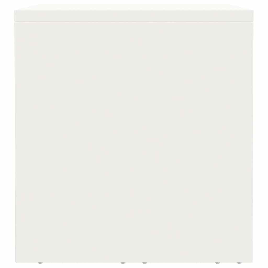 vidaXL Szafka ścienna do garażu Biały 80 x 33 x 35 cm
