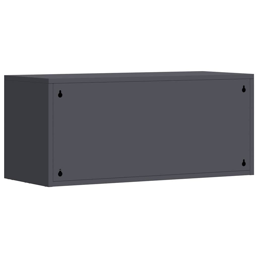 vidaXL Szafka ścienna do garażu Antracyt 80 x 33 x 35 cm