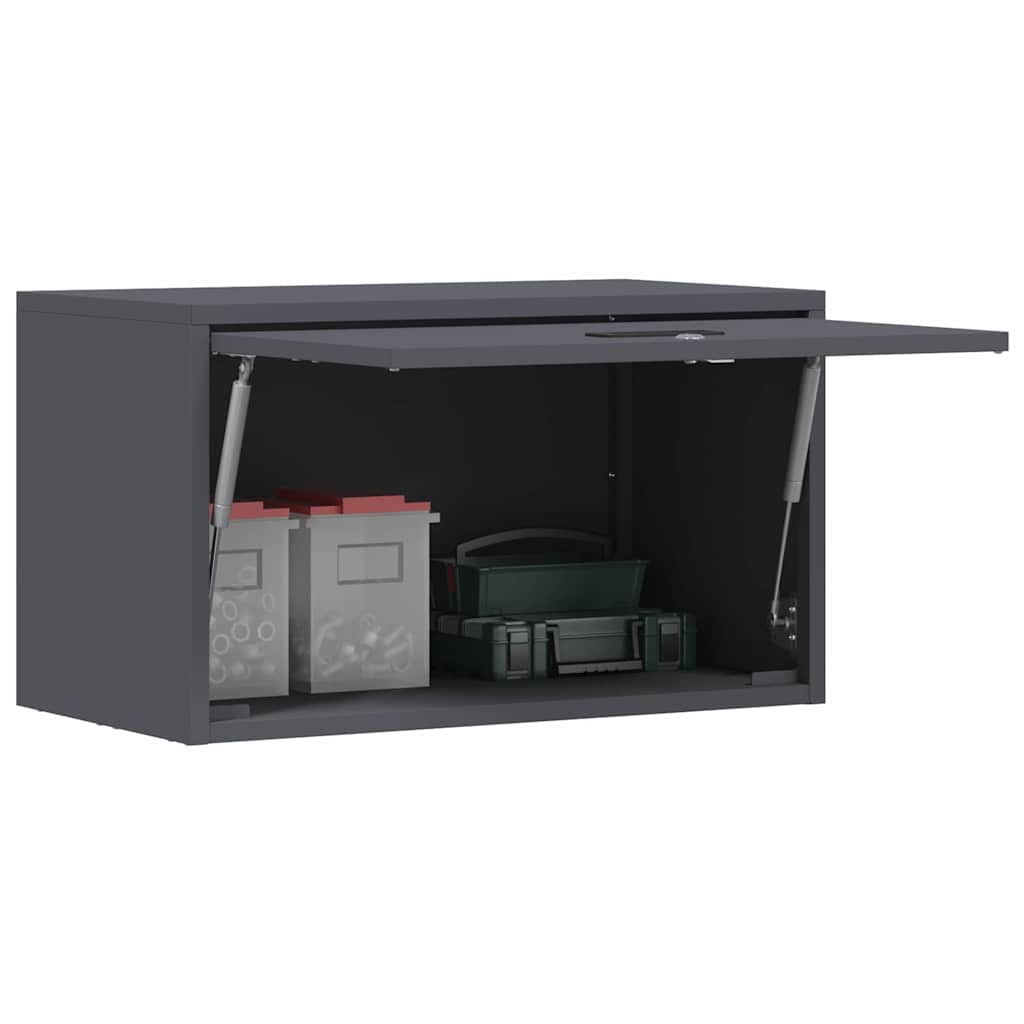 vidaXL Szafka ścienna do garażu Antracyt 60 x 33 x 35 cm