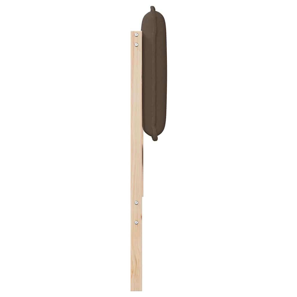 vidaXL Tapicerowane wezgłowie Naturalny i Jasny Szary 120 cm
