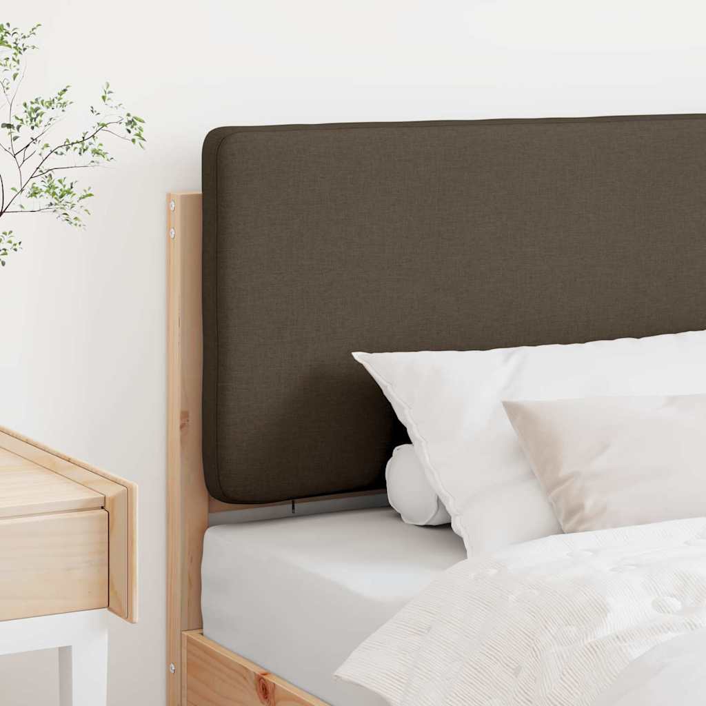 vidaXL Tapicerowane wezgłowie Z zagłówkiem Brązowy i Taupe 80 cm