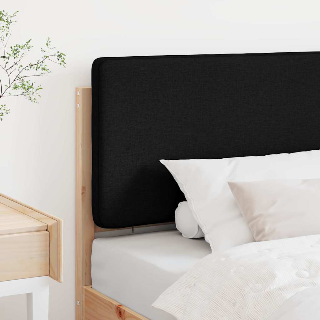 vidaXL Tapicerowane wezgłowie Z zagłówkiem Brązowy i czarny 75 cm