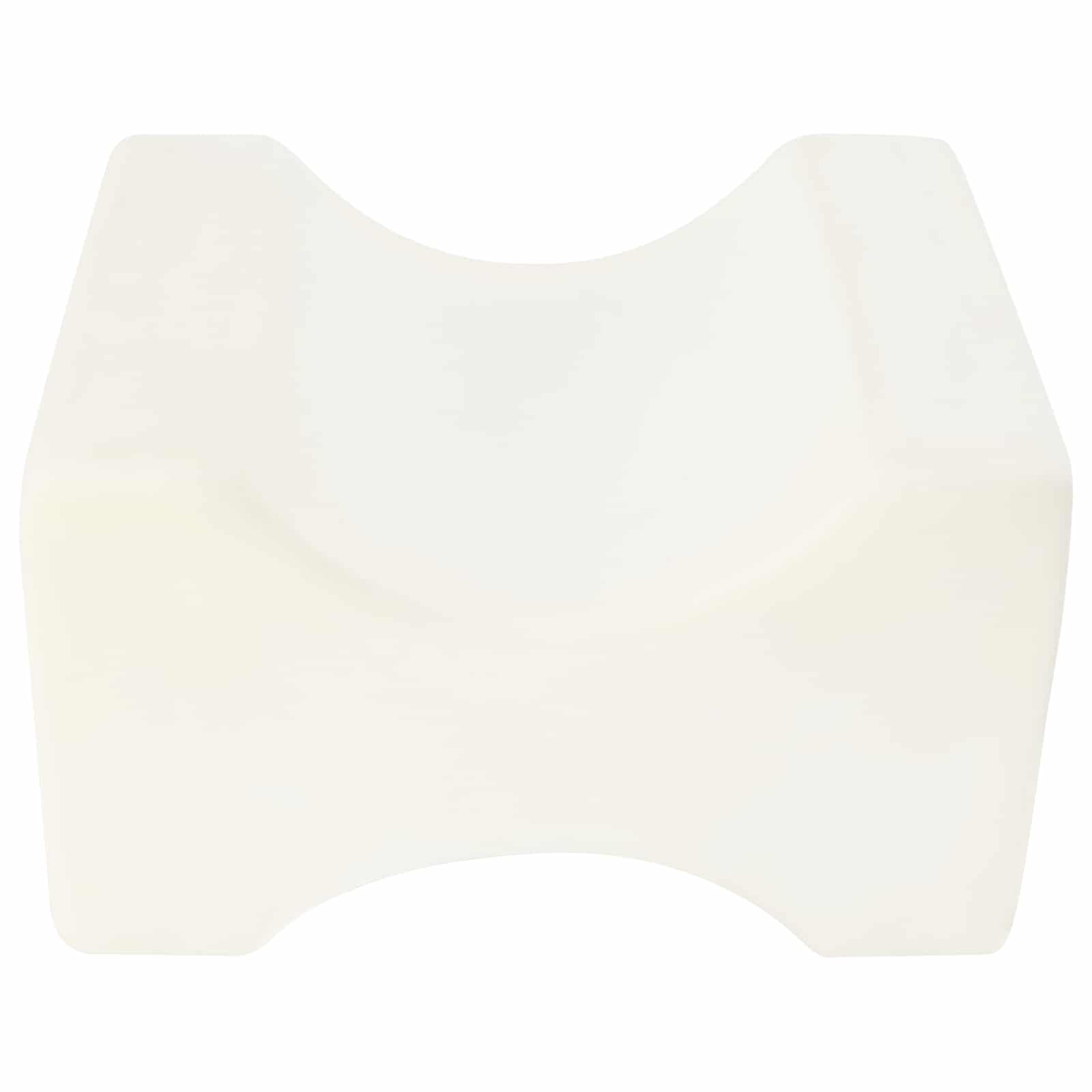 vidaXL Knee Pillow Biały Pianka z pamięcią i poliester