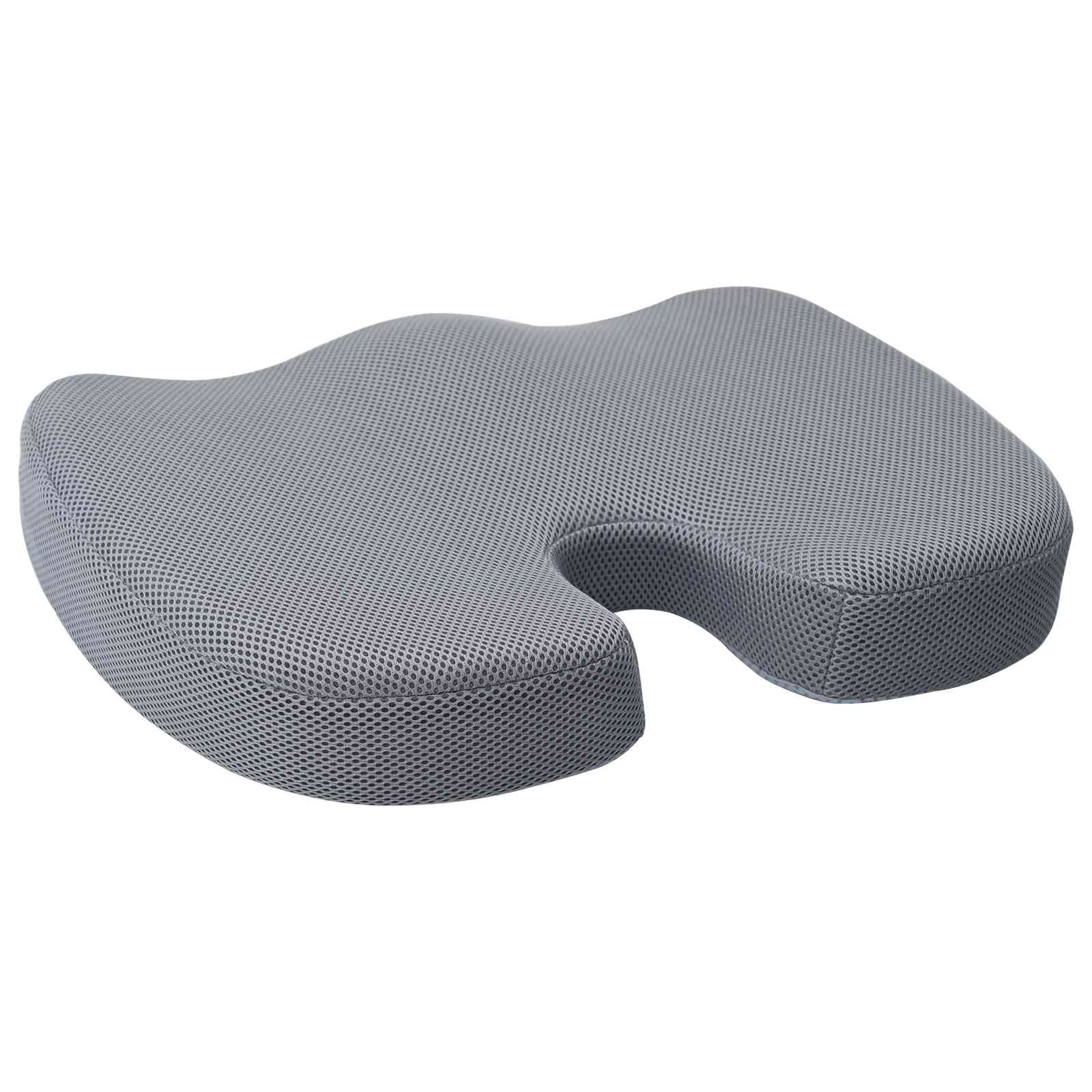 vidaXL Poduszka na siedzisko Szary 47 x 37 x 8 cm Pianka z pamięcią