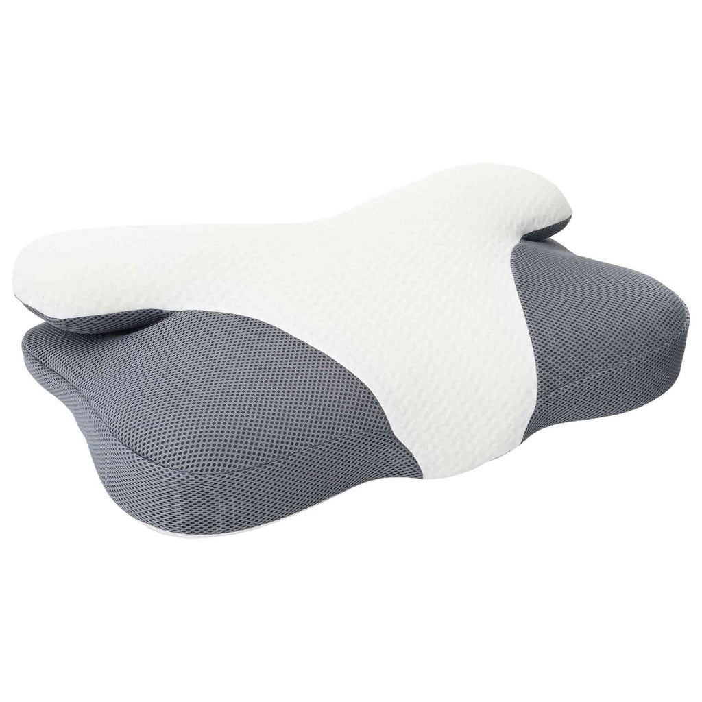 vidaXL Poduszka na szyję Biały Pianka z pamięcią 57 x 36 x 13 cm