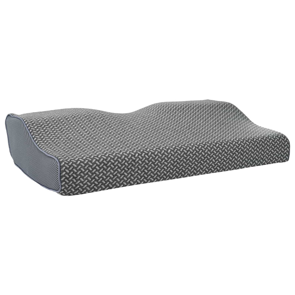 vidaXL Poduszka z poduszką Szary 60 x 34 x 11 cm Poliester