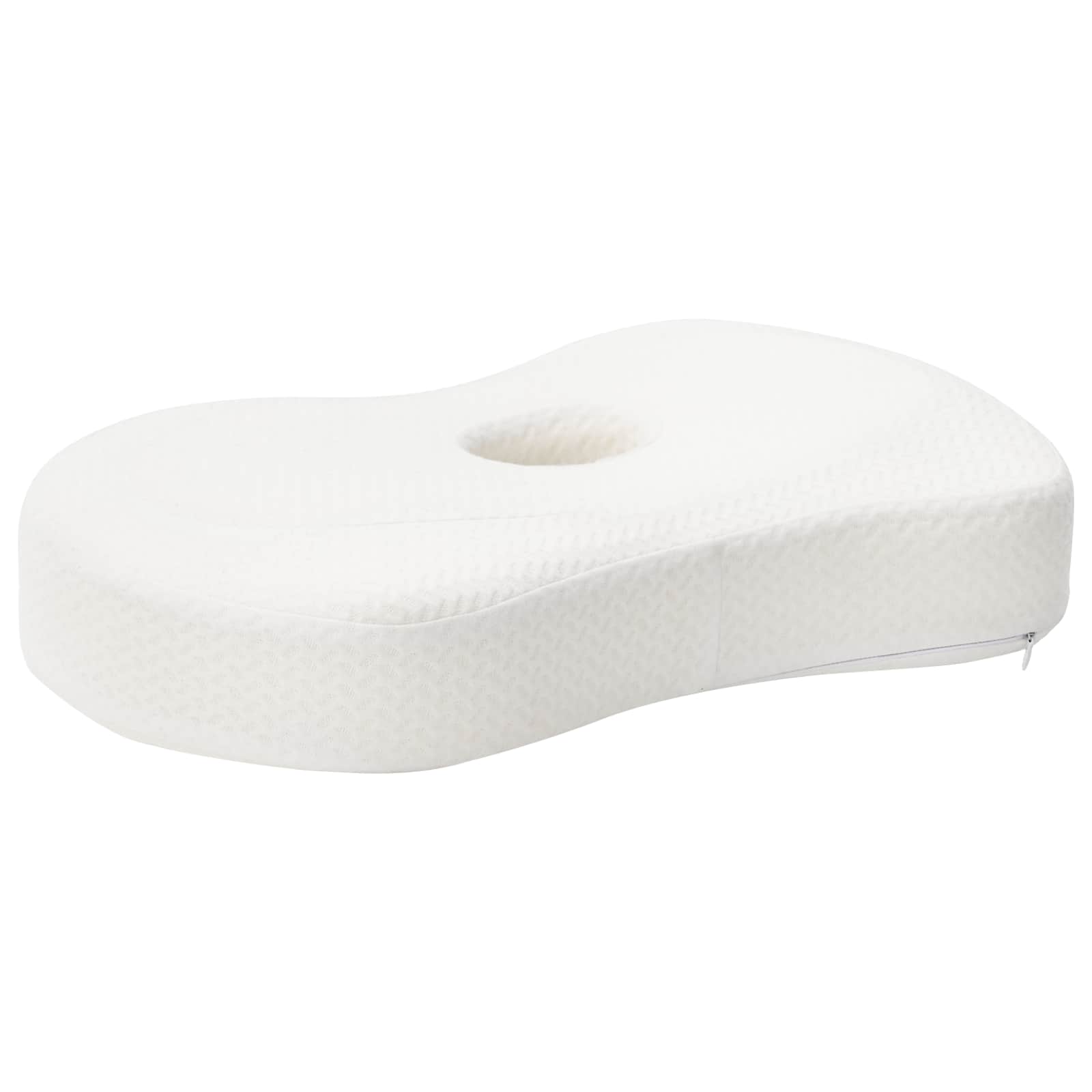vidaXL Poduszka na Szyję Biały 53 x 35 x 11 cm Pianka z pamięcią