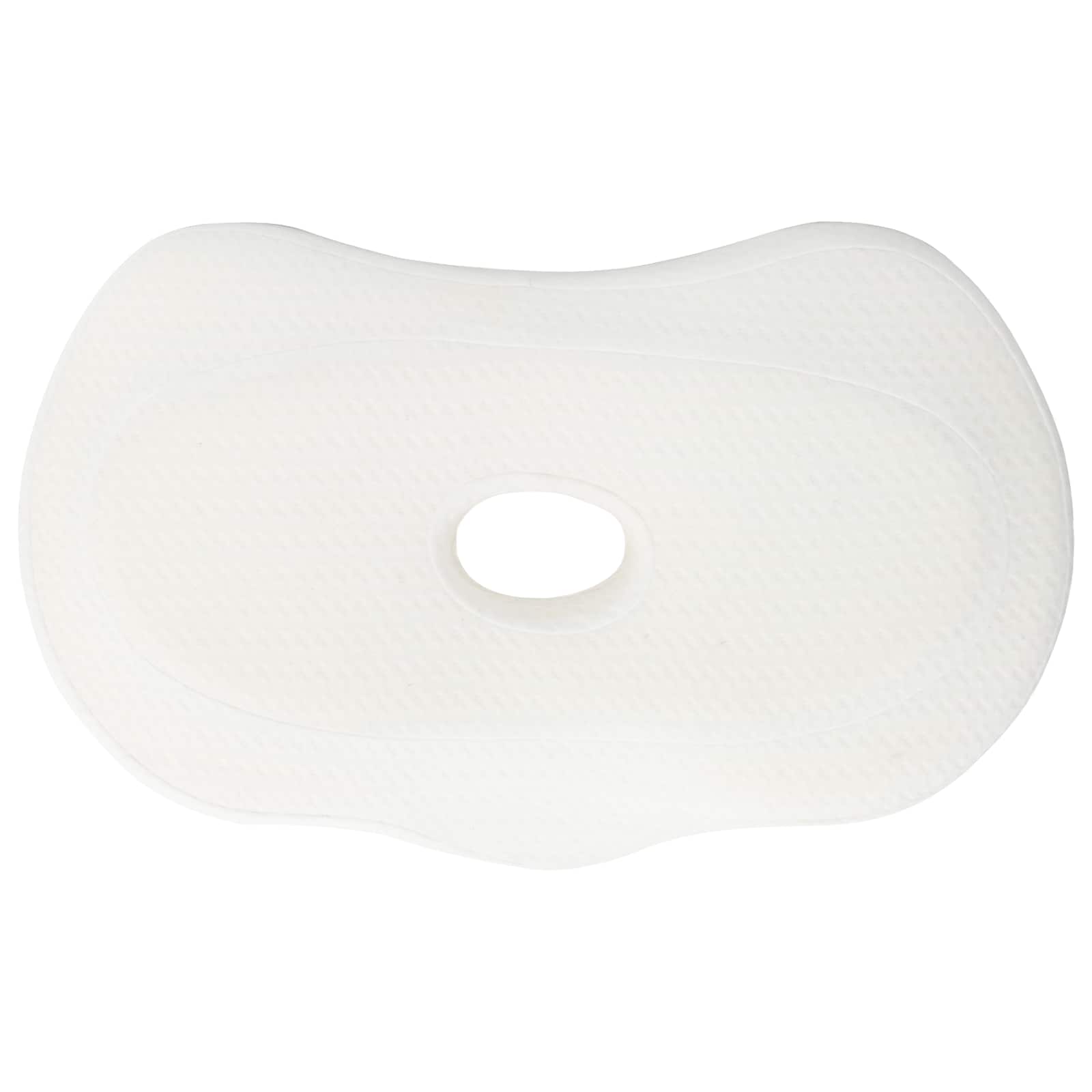 vidaXL Poduszka na Szyję Biały 53 x 35 x 11 cm Pianka z pamięcią