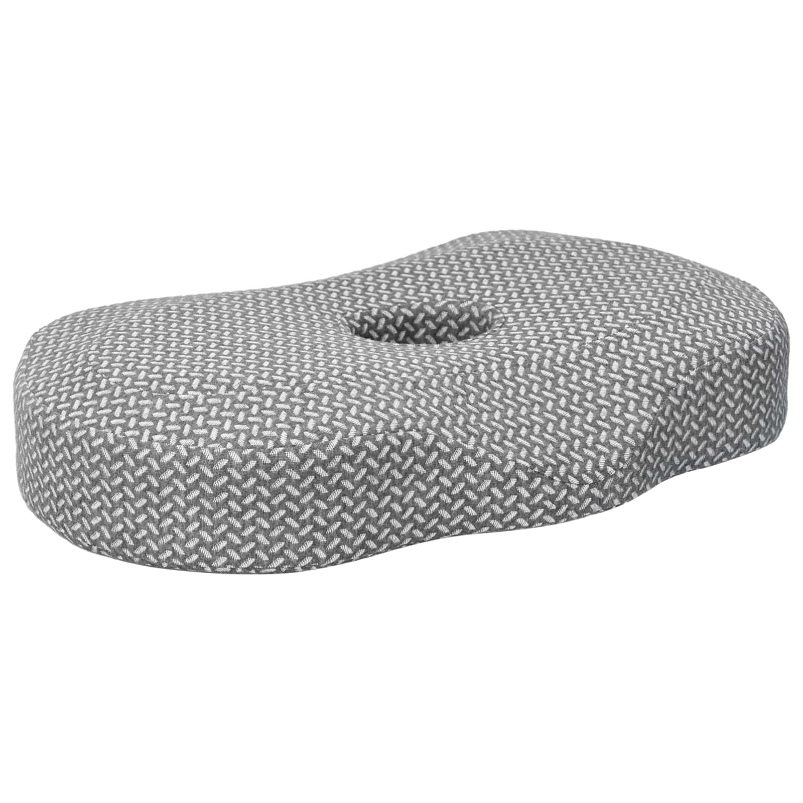 vidaXL Poduszka na Szyję Szary 53 x 34,5 x 10,5 cm Pianka z pamięcią