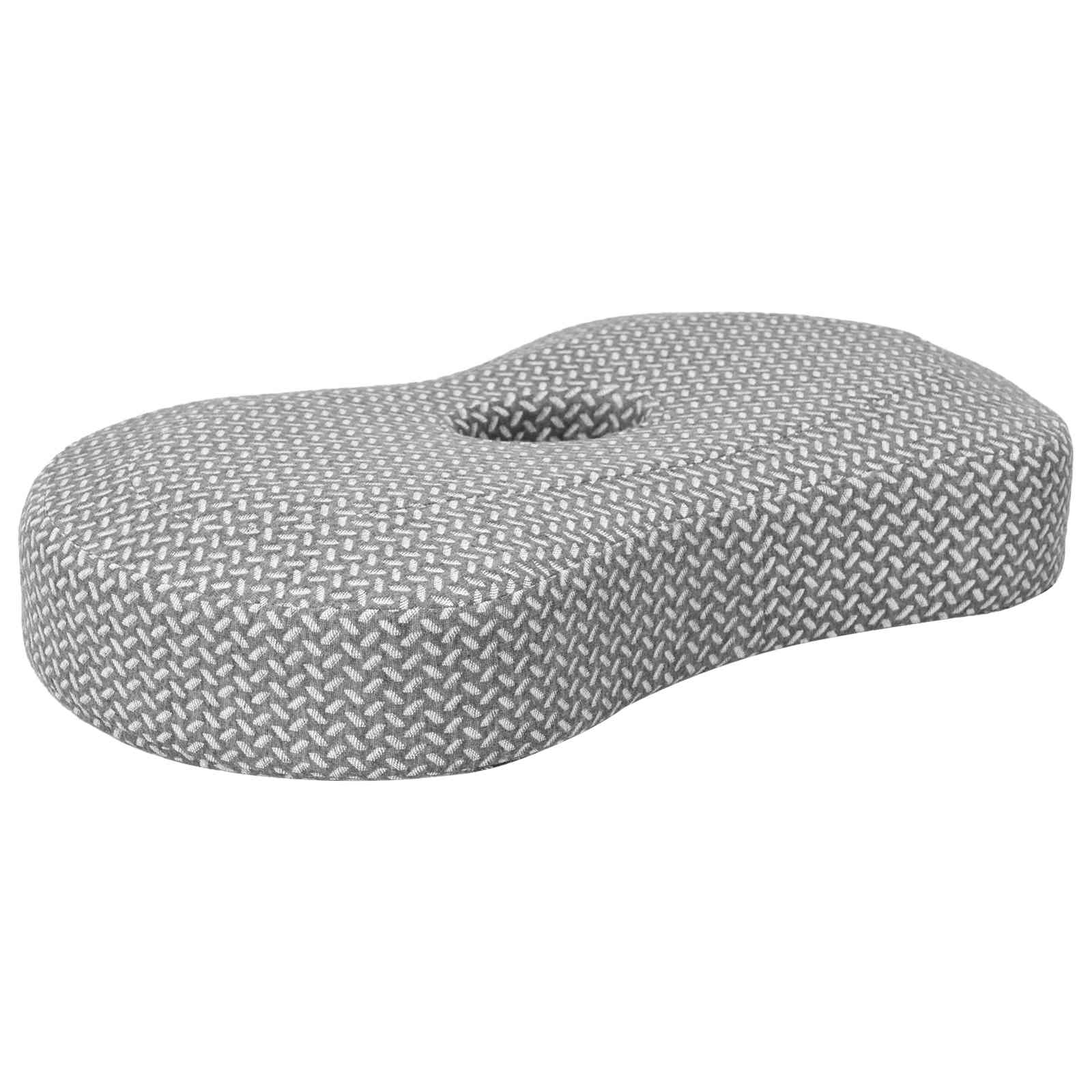 vidaXL Poduszka na Szyję Szary 53 x 34,5 x 10,5 cm Pianka z pamięcią