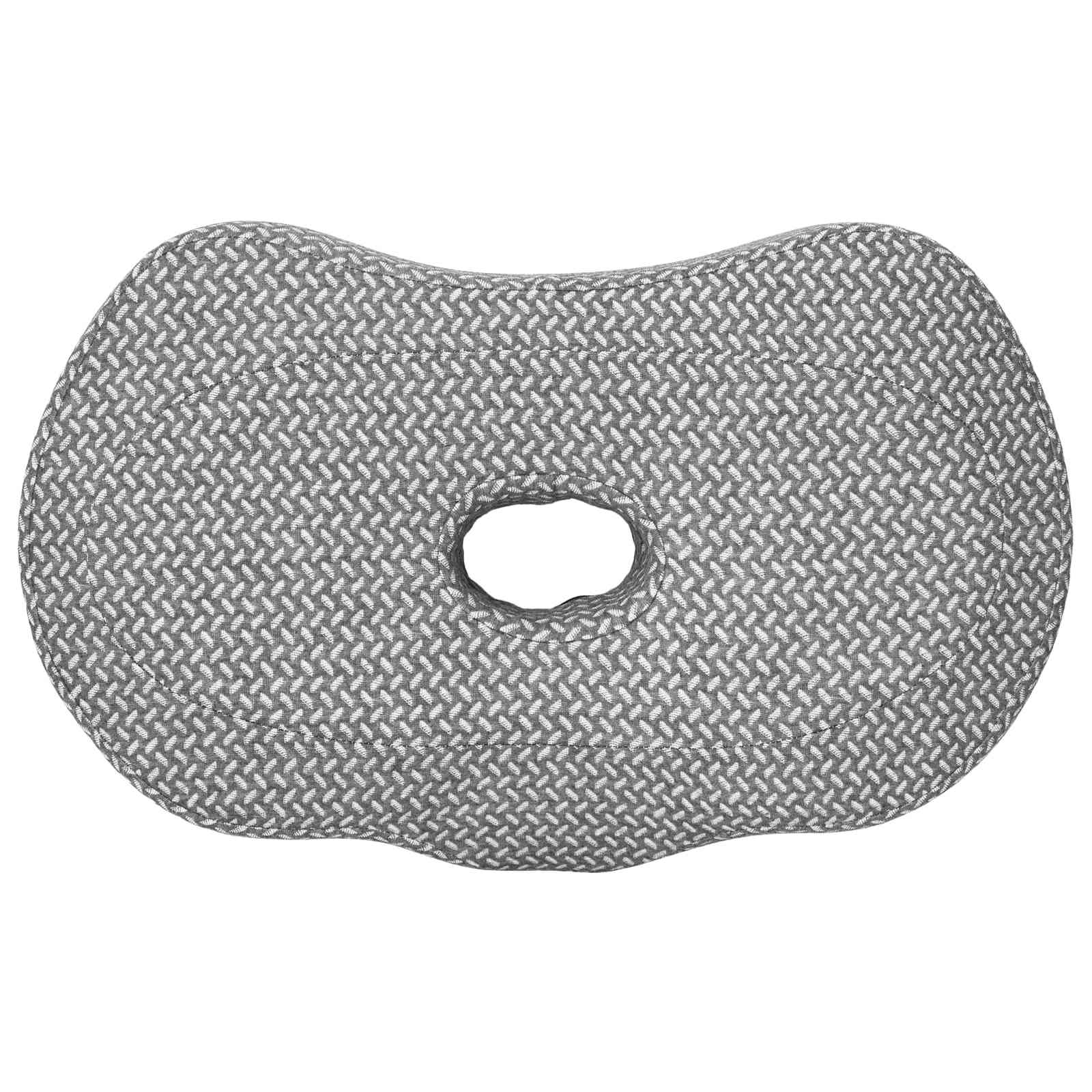 vidaXL Poduszka na Szyję Szary 53 x 34,5 x 10,5 cm Pianka z pamięcią