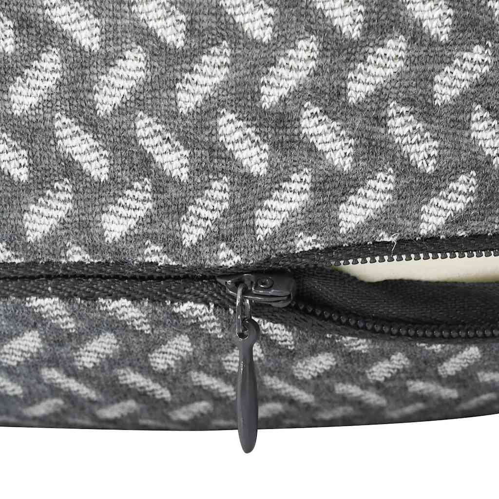 vidaXL Poduszka podróżna na szyję Szary 30 x 28 x 14 cm Poliester