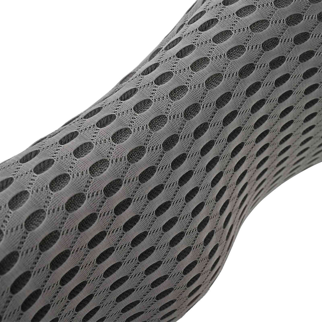 vidaXL Poduszka pod plecy Szary Pianka z pamięcią 47,5 x 23 x 12 cm