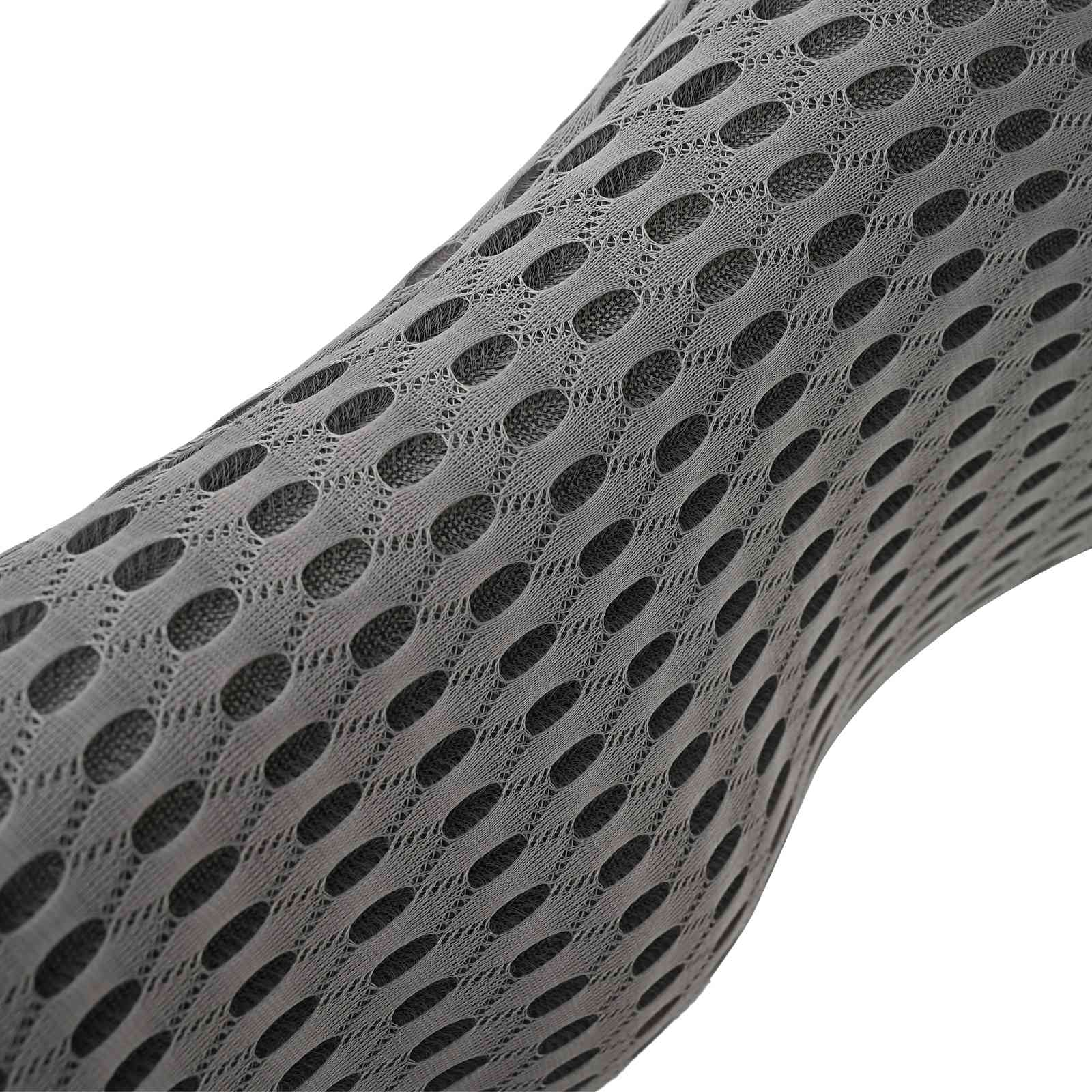 vidaXL Poduszka pod plecy Szary Pianka z pamięcią 47,5 x 23 x 12 cm