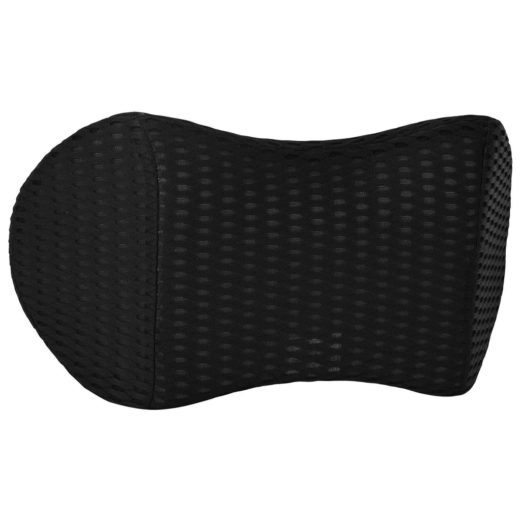 vidaXL Poduszka pod plecy Czarny Pianka z pamięcią 46 x 24 x 11 cm