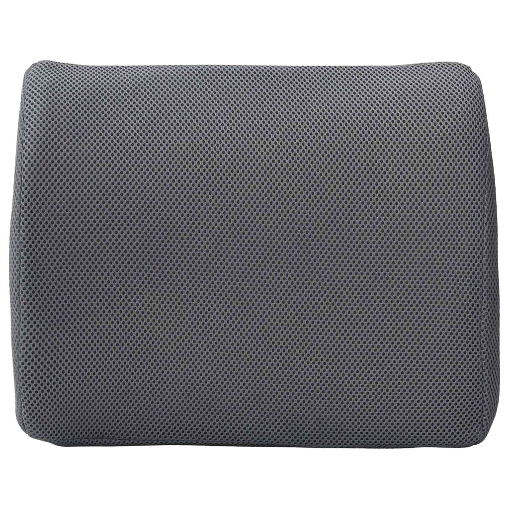 vidaXL Poduszka pod plecy Szary Pianka z pamięcią 36 x 30 x 12 cm