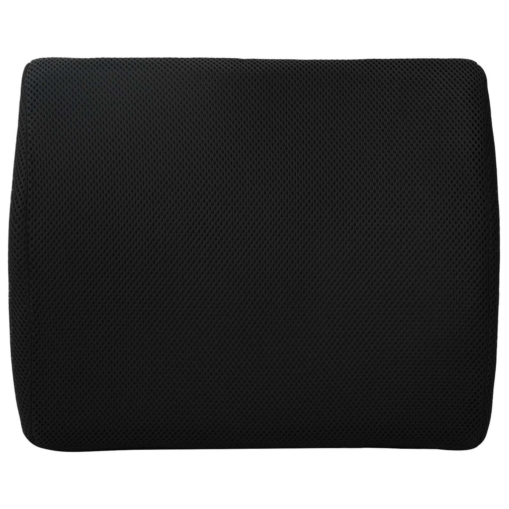 vidaXL Poduszka pod plecy Czarny Pianka z pamięcią 35,5 x 30 x 12 cm