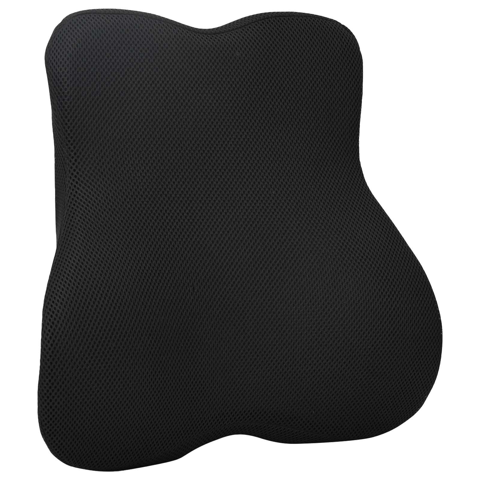 vidaXL Poduszka pod plecy Czarny Pianka z pamięcią 40 x 40 x 11 cm