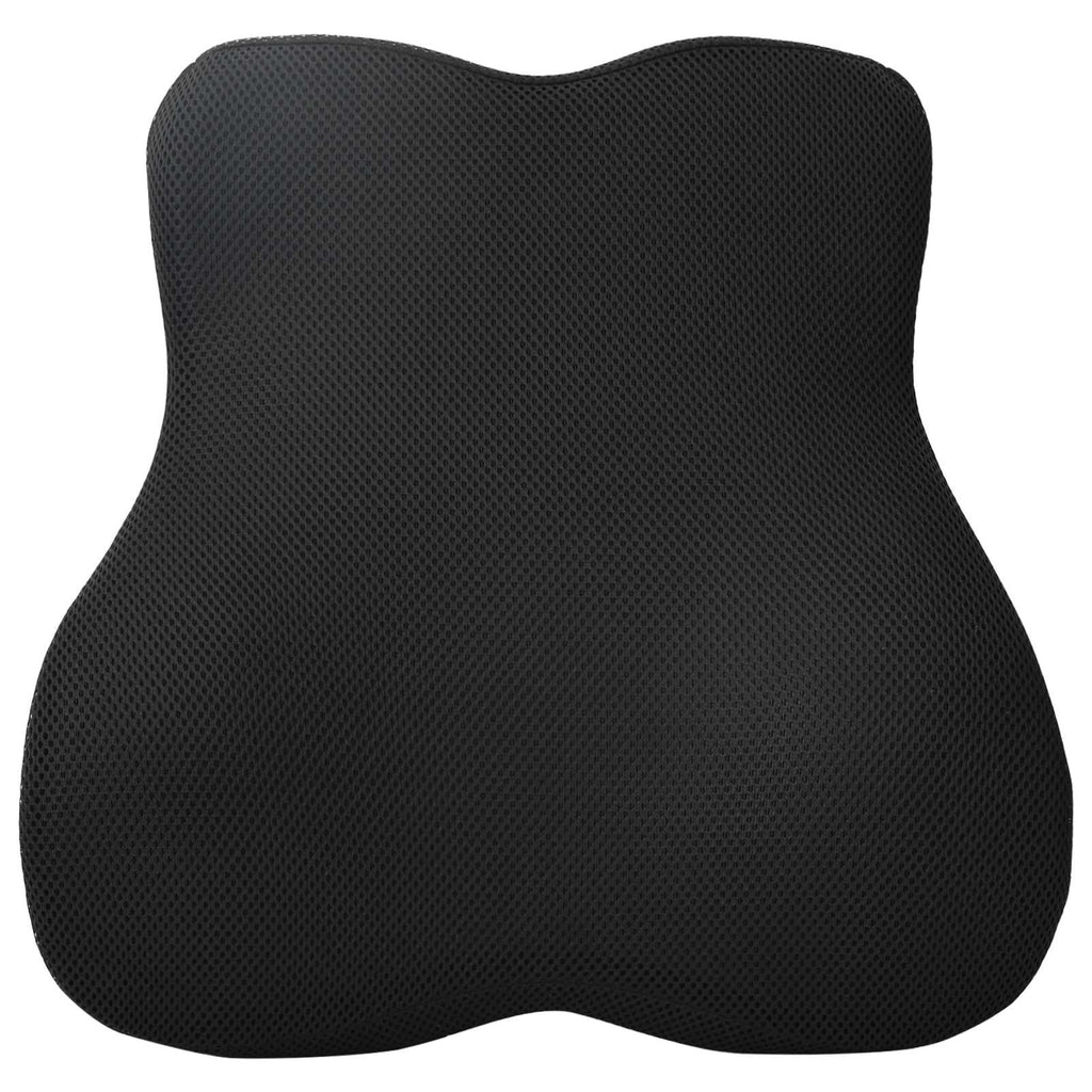 vidaXL Poduszka pod plecy Czarny Pianka z pamięcią 40 x 40 x 11 cm