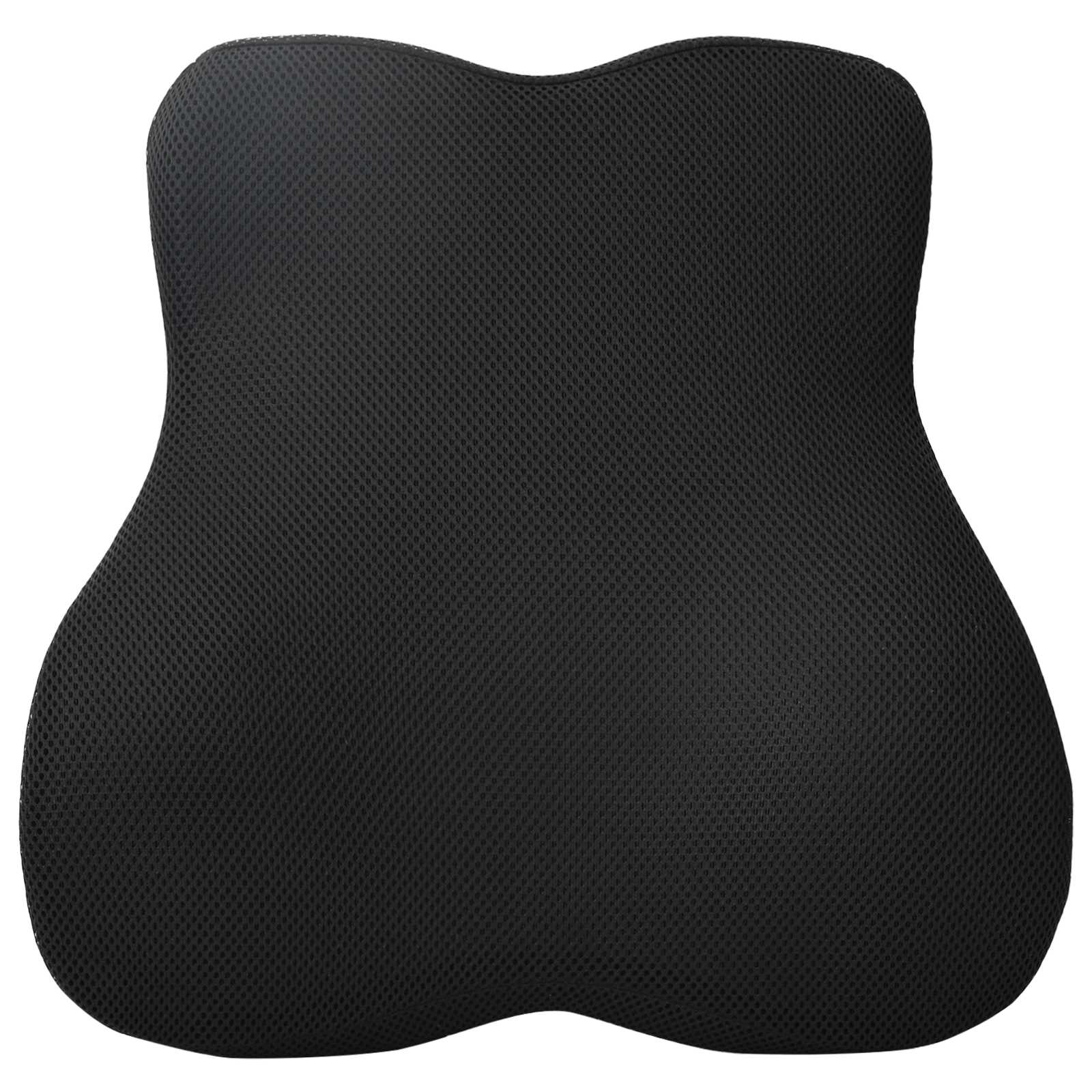 vidaXL Poduszka pod plecy Czarny Pianka z pamięcią 40 x 40 x 11 cm