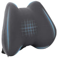 vidaXL Poduszka pod plecy Szary Pianka z pamięcią 40 x 32 x 14 cm