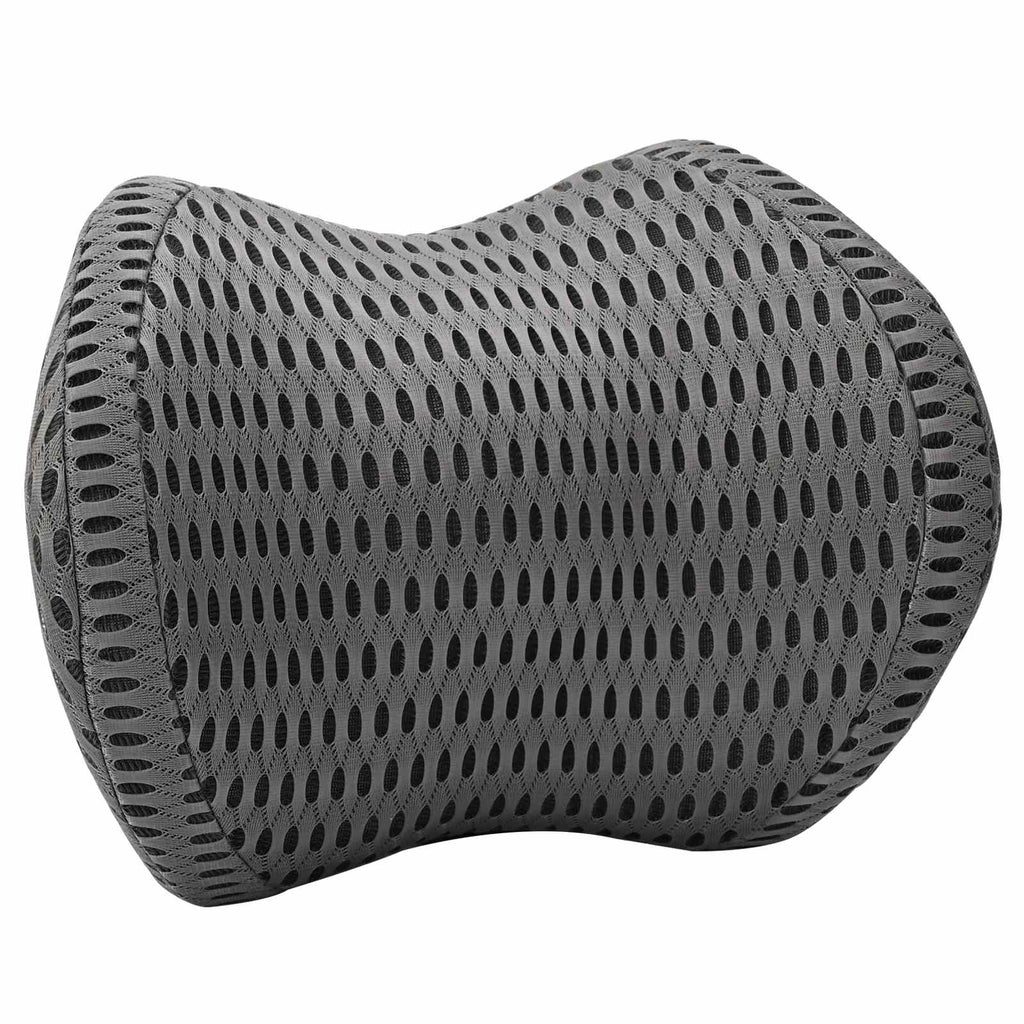 vidaXL Poduszka na szyję Szary Pianka z pamięcią 31 x 22 x 13 cm