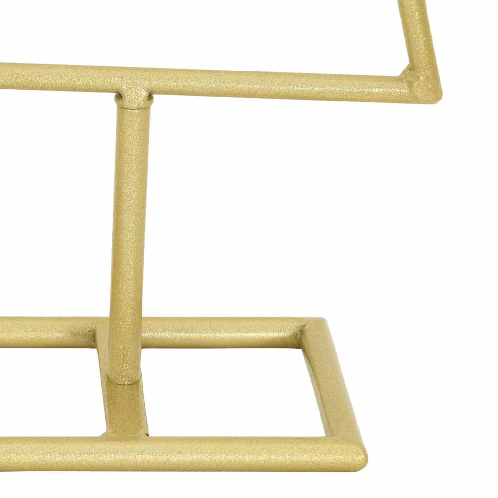 vidaXL Metalowa choinka świąteczna złoty 60 cm Stal Malowana Proszkowo