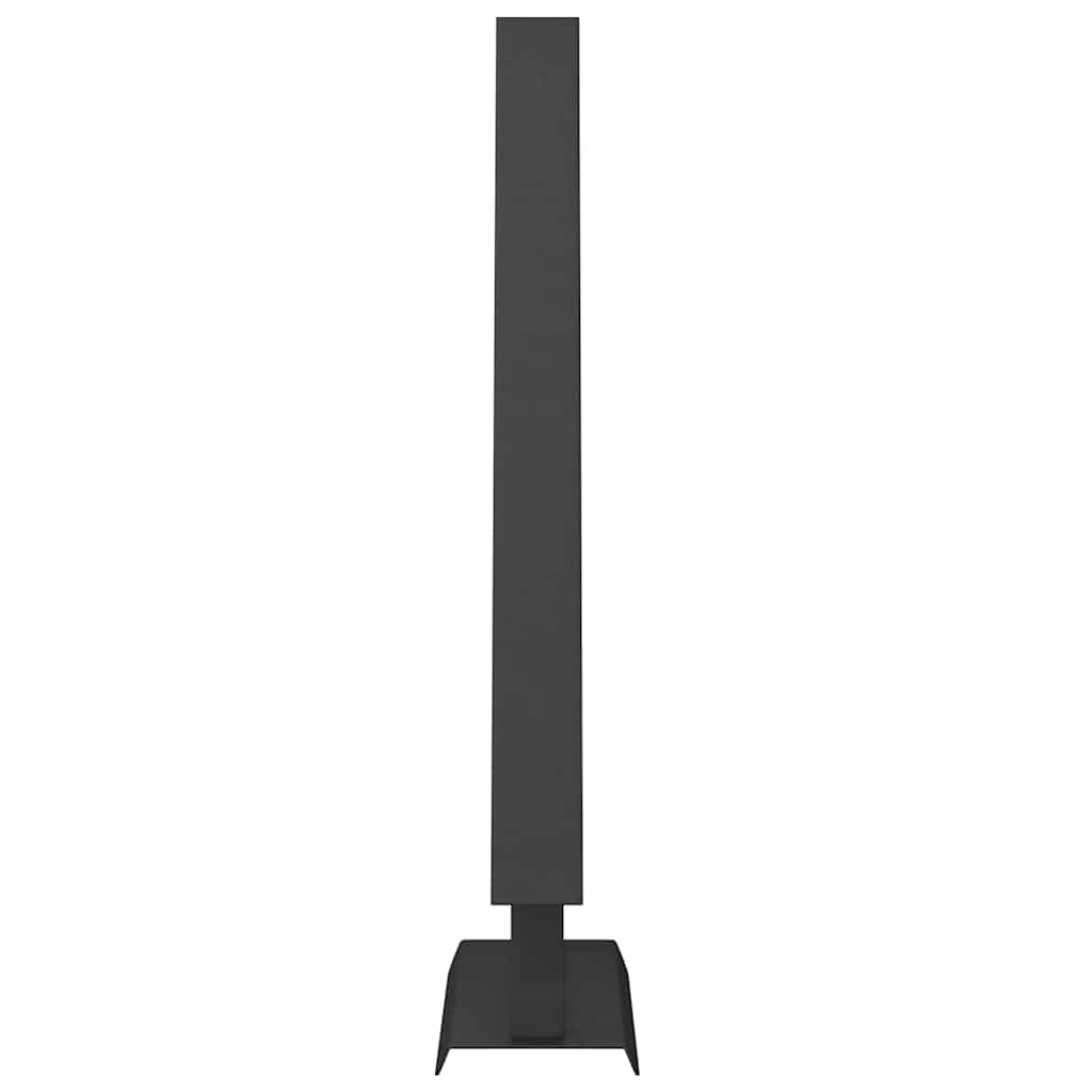vidaXL Metalowa choinka świąteczna z podstawą Czarny 60 cm Stal