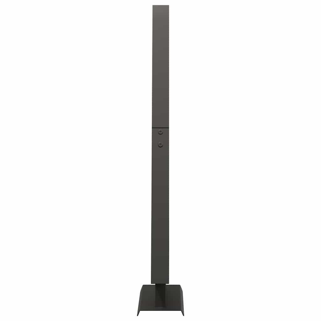 vidaXL Metalowa choinka świąteczna z podstawą Czarny 90 cm Stal