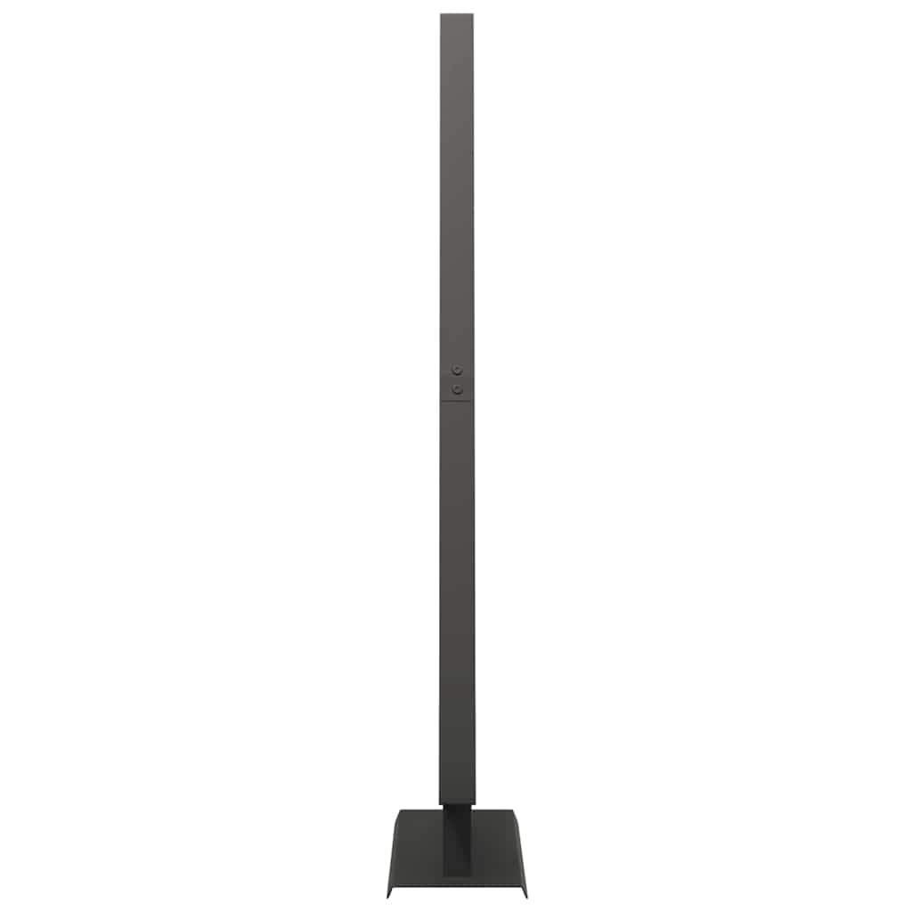 vidaXL Metalowa choinka świąteczna z podstawą Czarny 125,5 cm Stal
